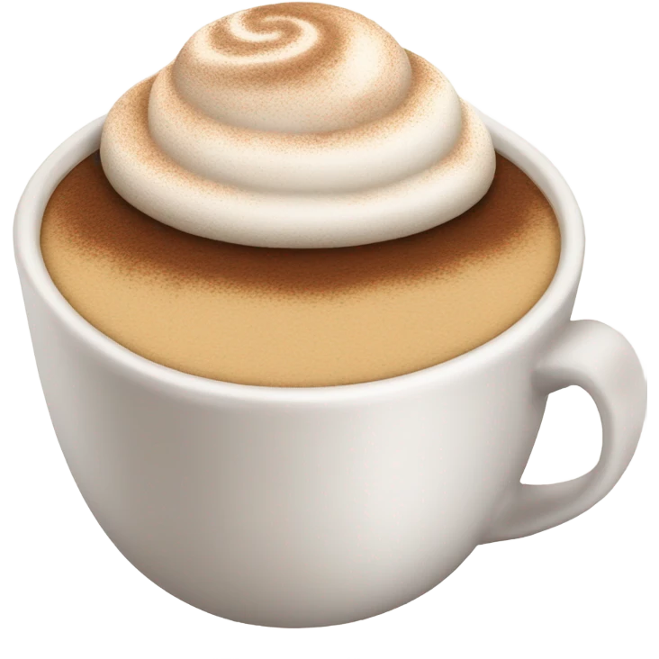 Cup of cappuccino  emoji