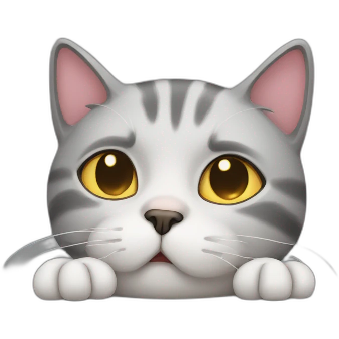 tired cat emoji