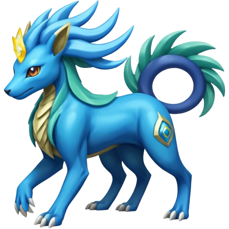 Manectric-Suicune-Zygarde-Heliolisk-fusion-hybrid-creature  emoji