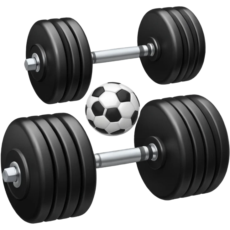 Dumbbell and ball emoji