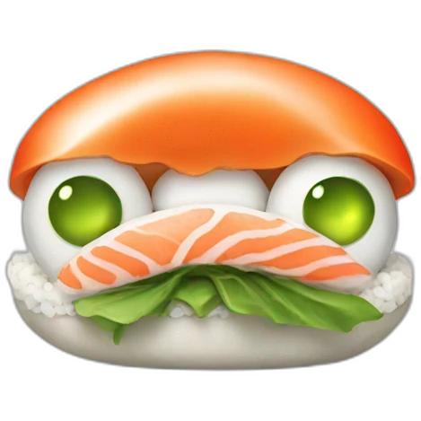 alien-eat-sushi emoji
