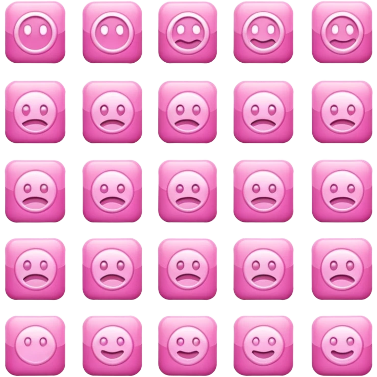 pink all apps emoji