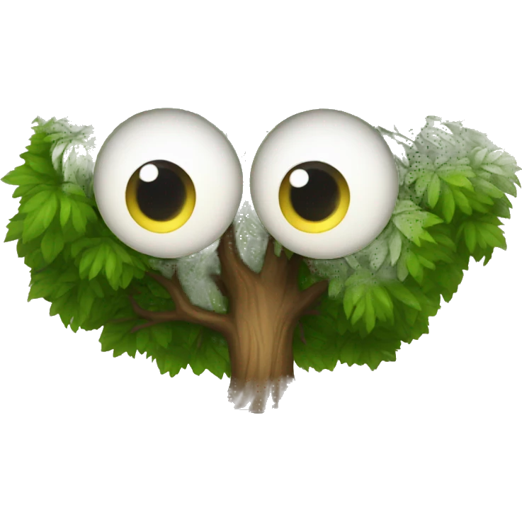 tree eyes emoji