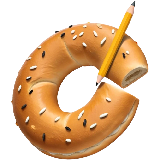 Simit kalem emoji