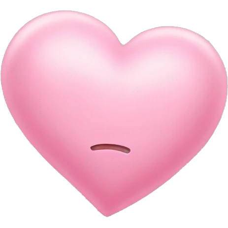 Babypink heart emoji