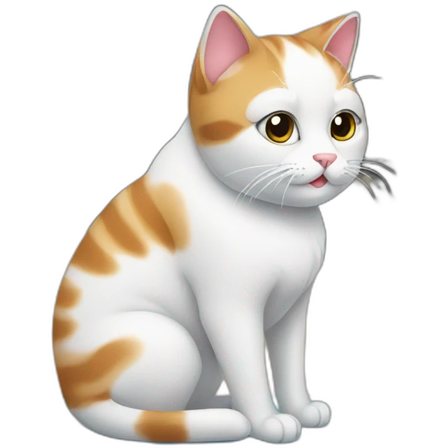Cat in the gym emoji