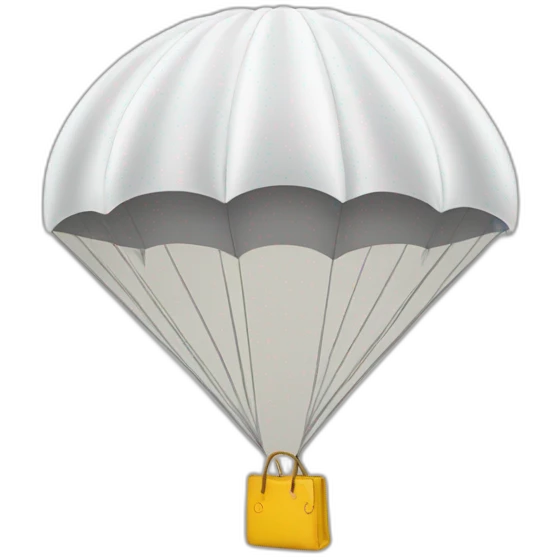 parachute emoji