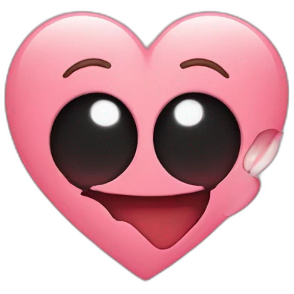 Heart with fingers emoji