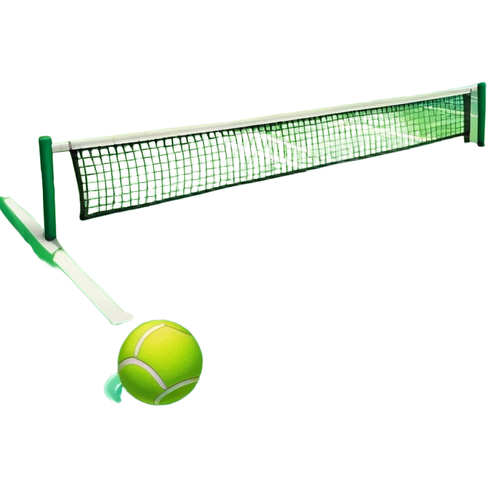 wet tennis court emoji