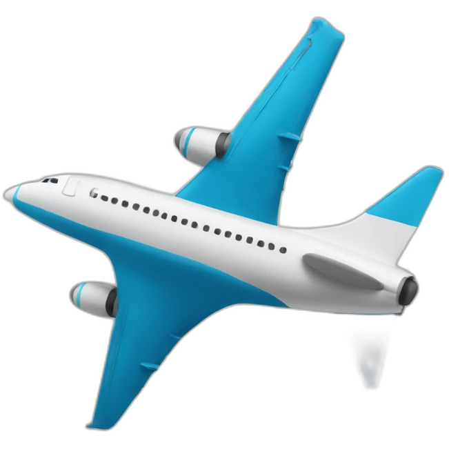 Un avion qui fonce dans une tour emoji