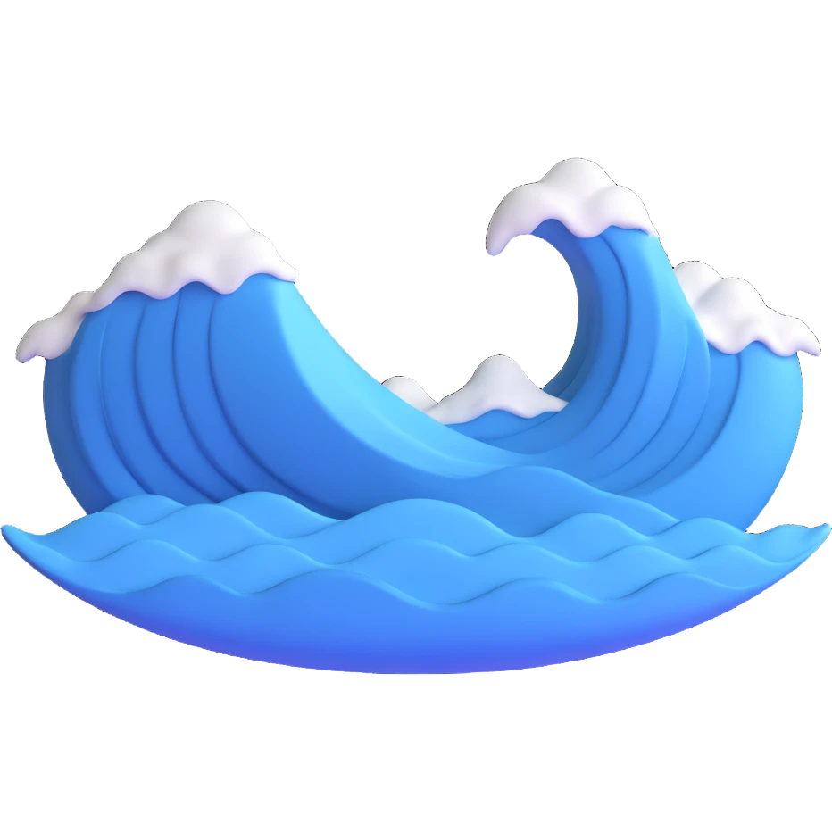 Waves emoji
