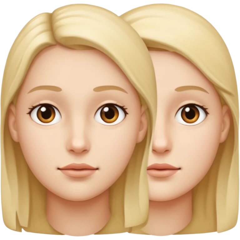 a human face with two sides, one side looking left, one side looking right emoji
