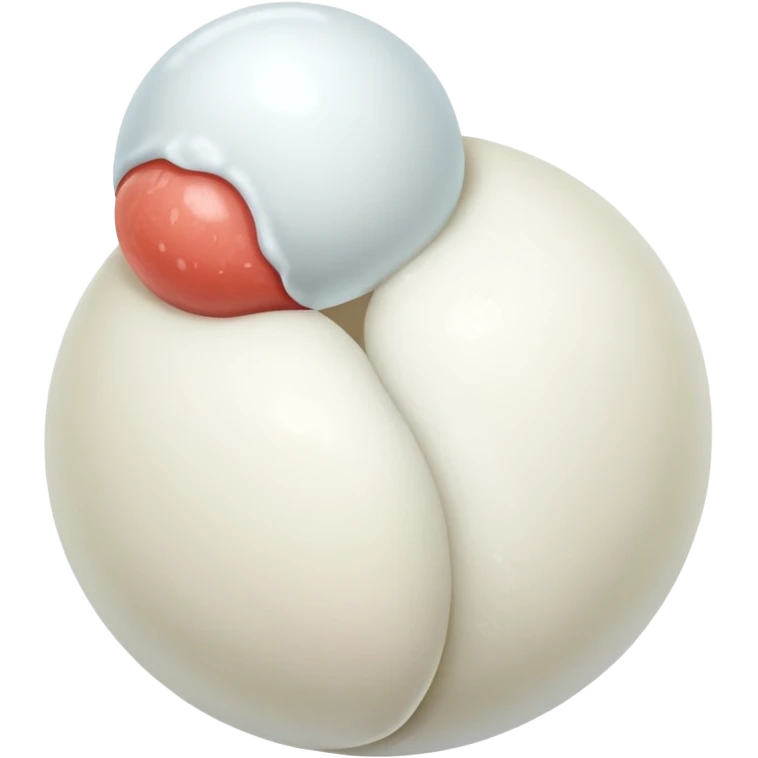 2 balls 1 sticky dick veiny with cum emoji