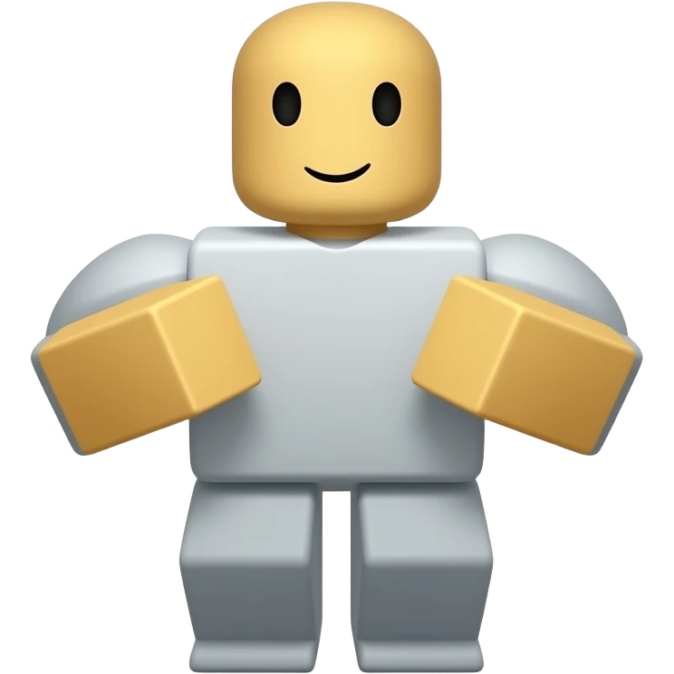 Minimalist roblox logo emoji