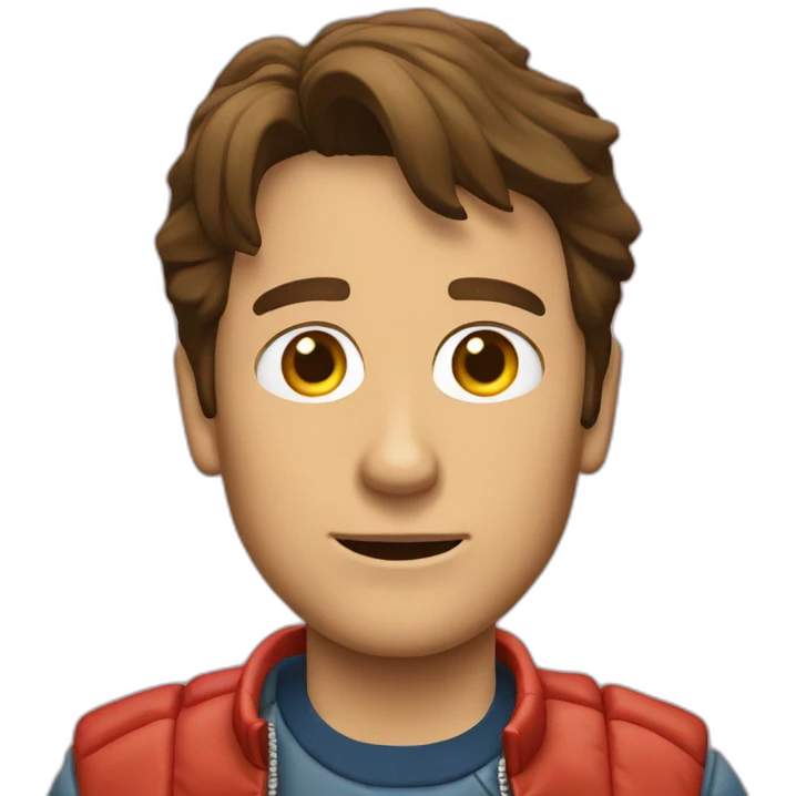 Marty McFly emoji