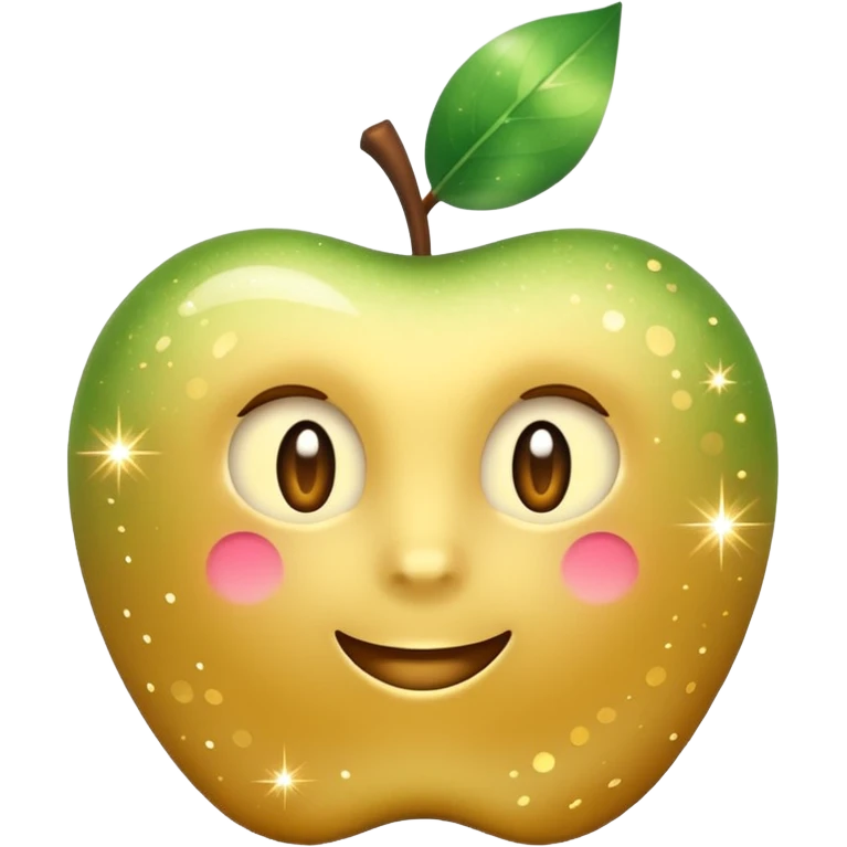 Only sparkles emoji (✨),
no face, no human, no character,
Apple iOS emoji style, simple, minimal emoji