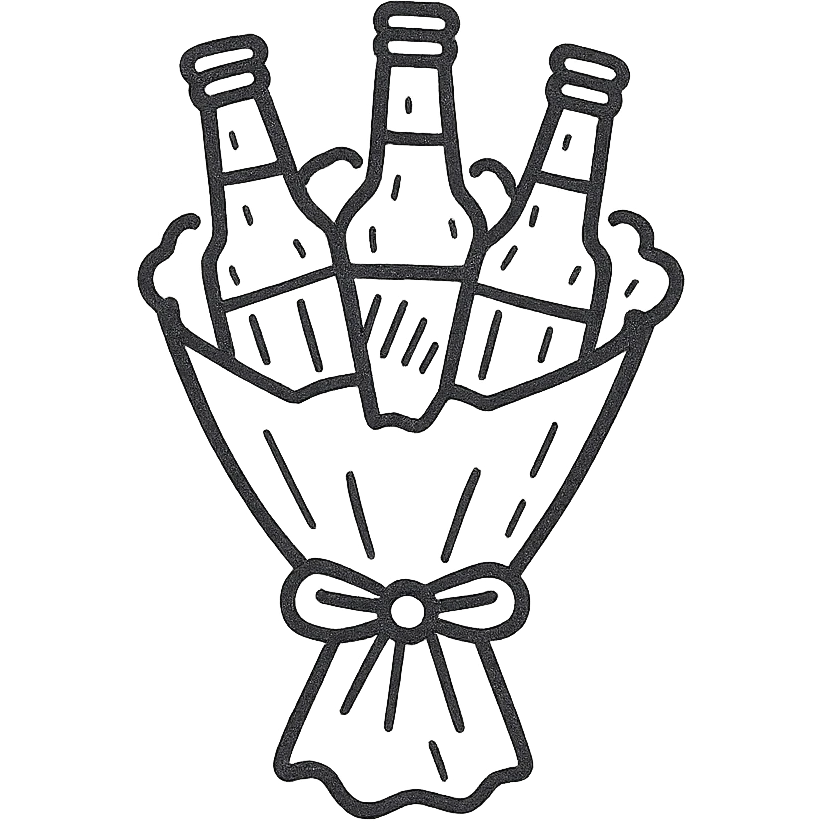 a beer bouquet emoji
