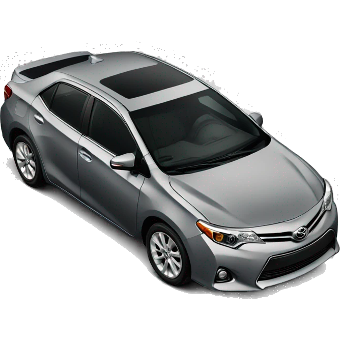 2013 Toyota Corolla Gray in Camry Wheels emoji
