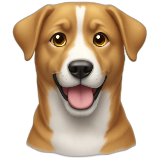 Chat dans un chien invisible emoji