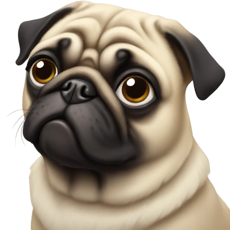 Pug emoji