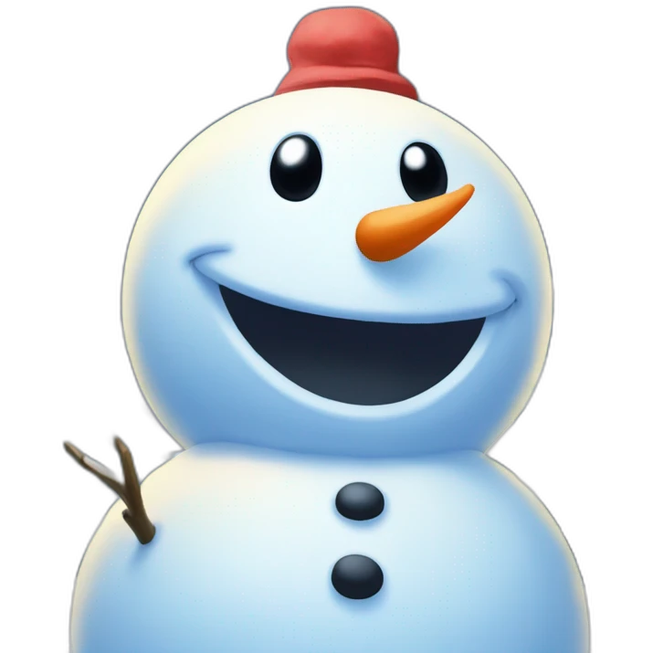 Snowman Statue Epic Mystery Legendary NewYear PokemonTheme Pokeball Snowfall Snowballs emoji