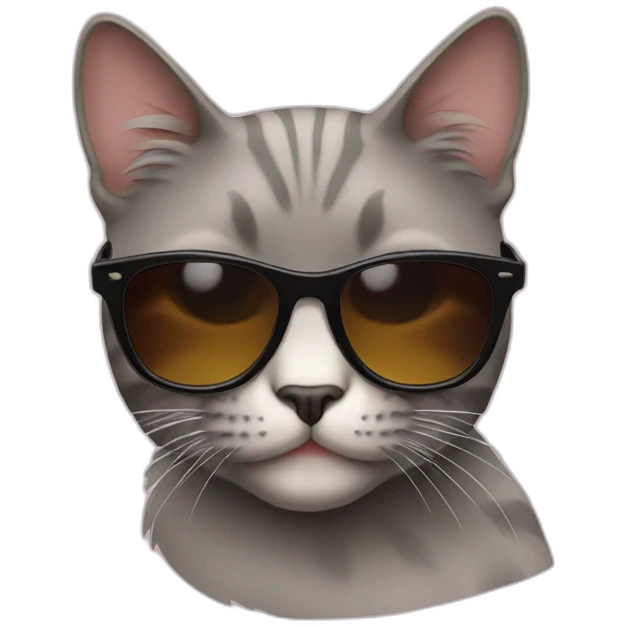 Cat sunglasses  emoji
