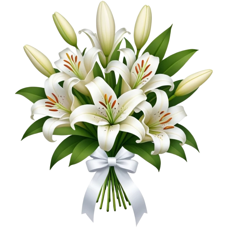 lily bouquet emoji