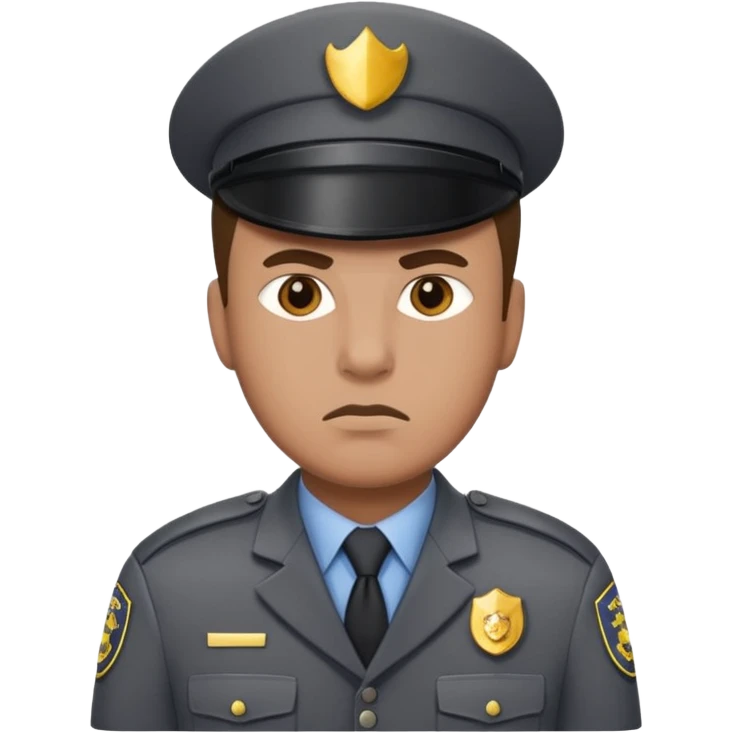 mall security gray uniform emoji
