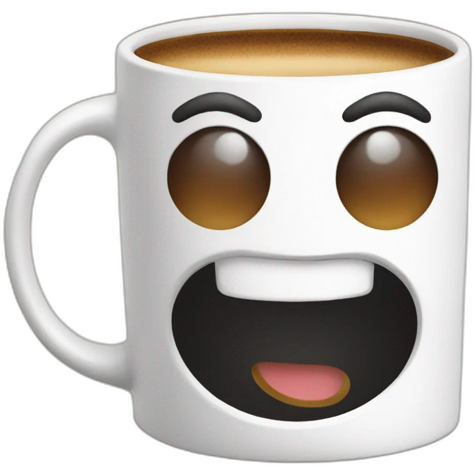 happy coffee mug emoji