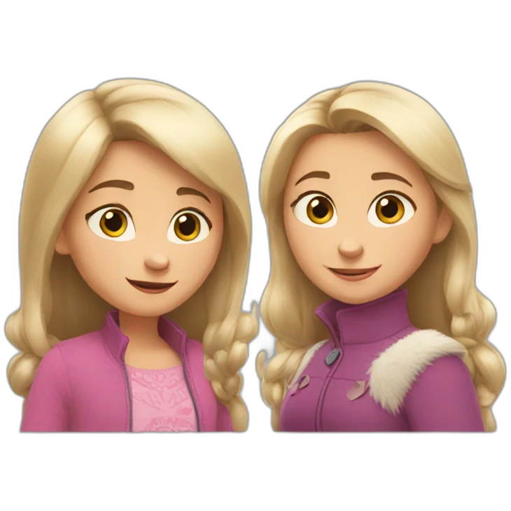Masha and a bear emoji