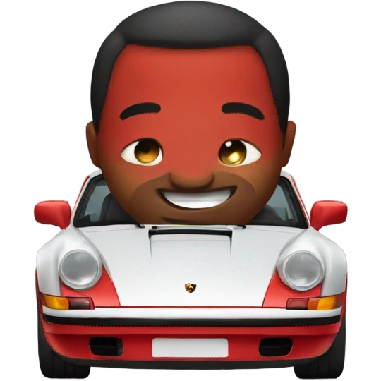 Red Porsche emoji