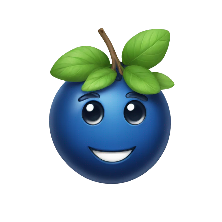 Blueberry emoji