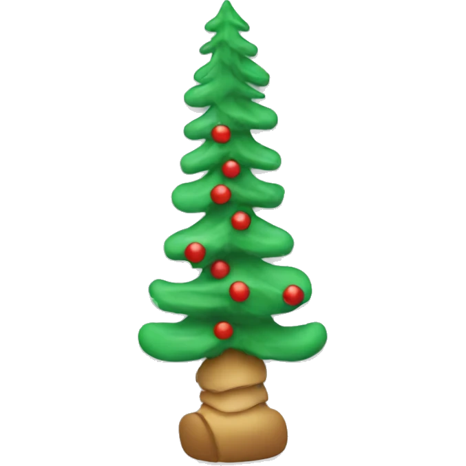 Spine with Christmas tree emoji