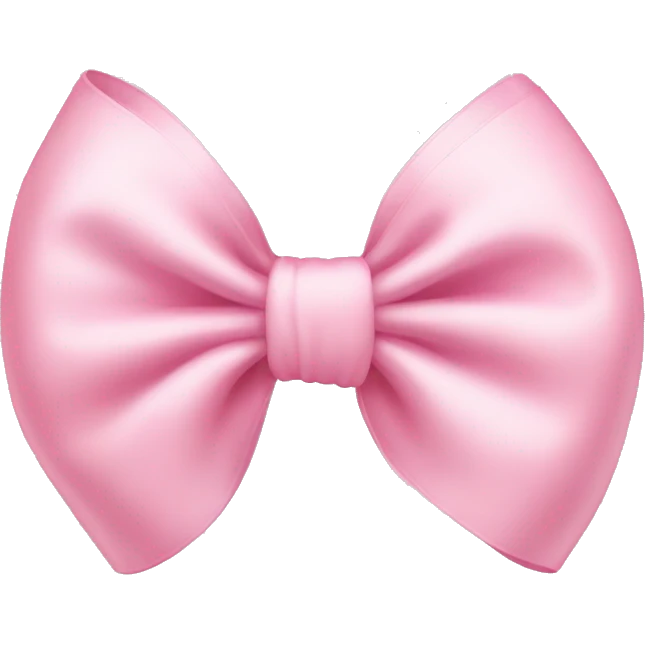 Baby pink bow emoji