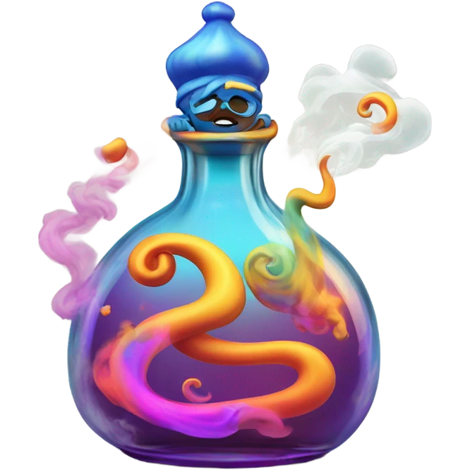 genie in bottle emoji
