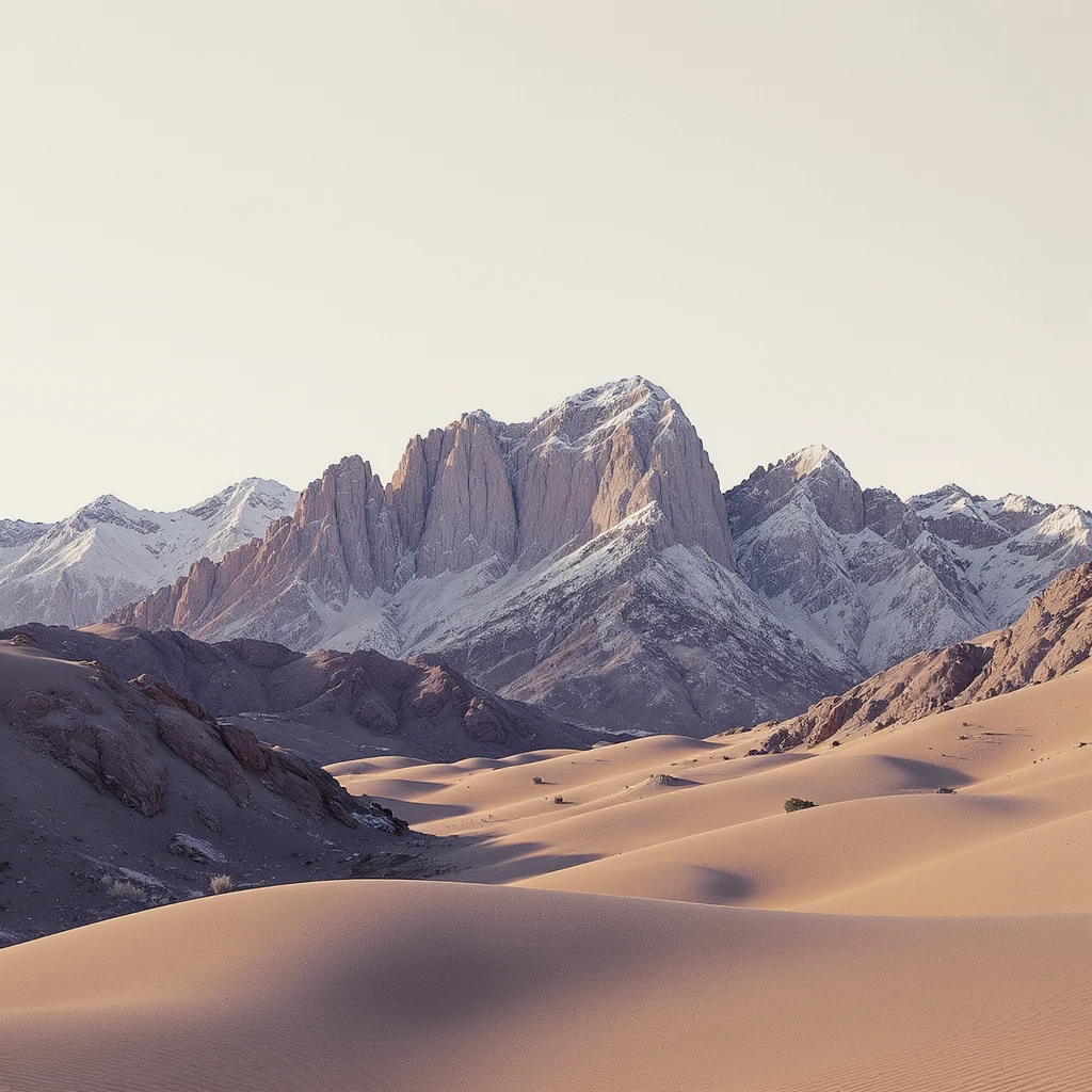 A modern desert mountain, wallpaper, modern emoji