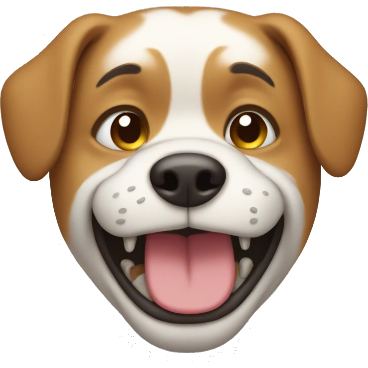 crying dog emoji
