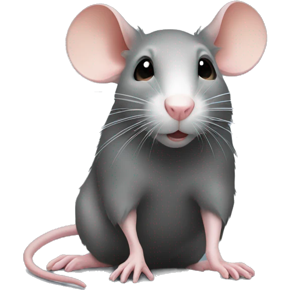 Rat on the heels emoji