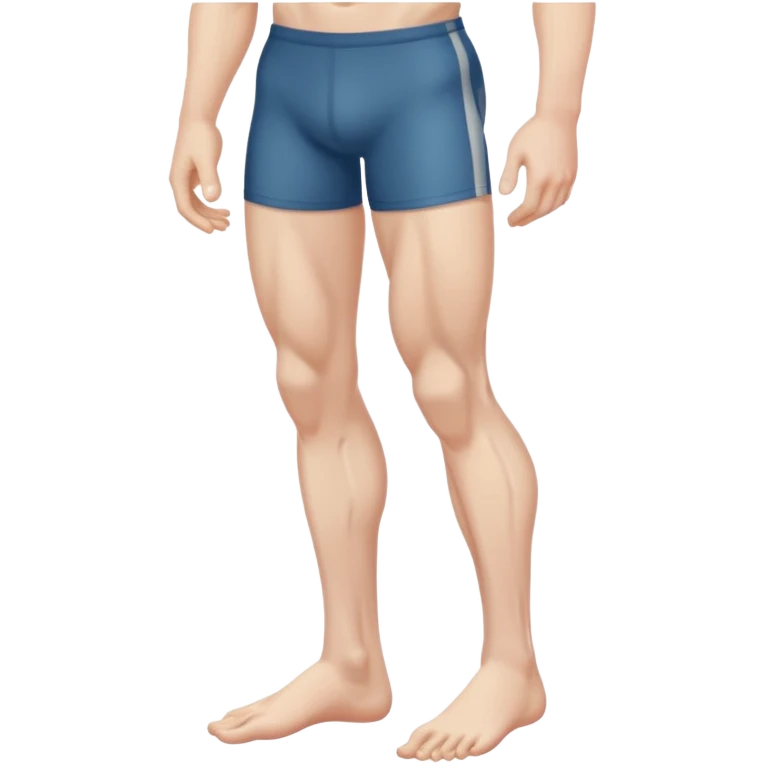 mans leg pale skin emoji