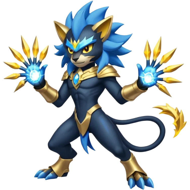 Luxray-Solgaleo-fusion emoji