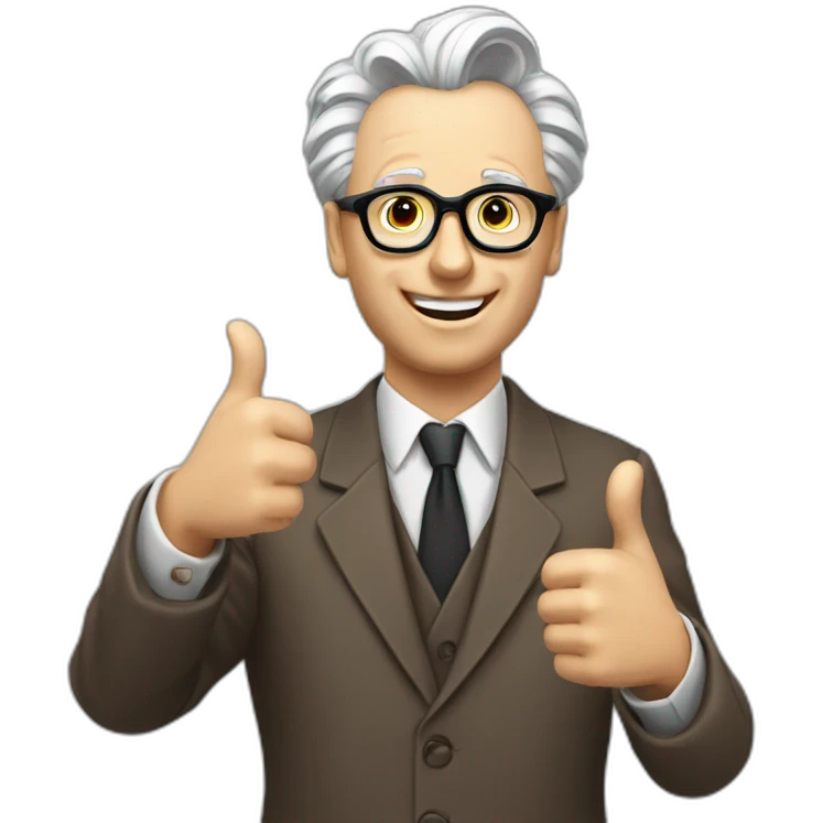 Viktor Frankl Thumbs Up emoji