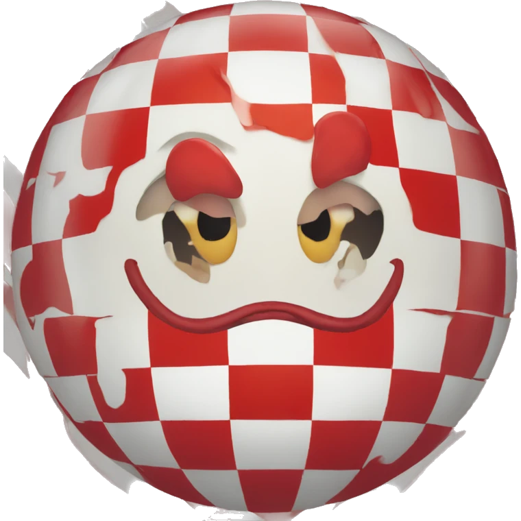 Payaso globo rojo emoji