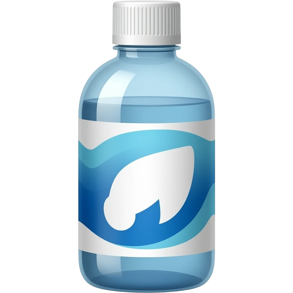 botella de electrolitos emoji