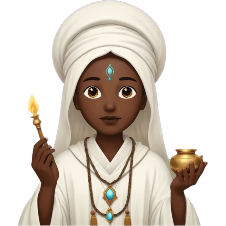 Ancient Healers with Incense Smoke emoji