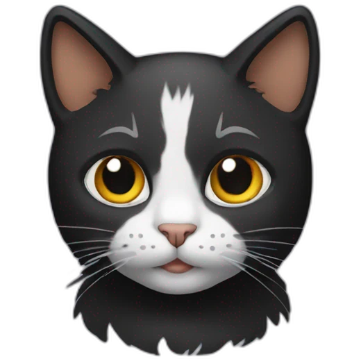 CAT black emoji