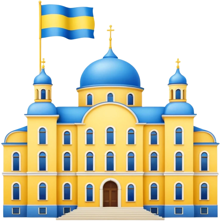 make the png emoji of the great state building of Ukraine emoji
