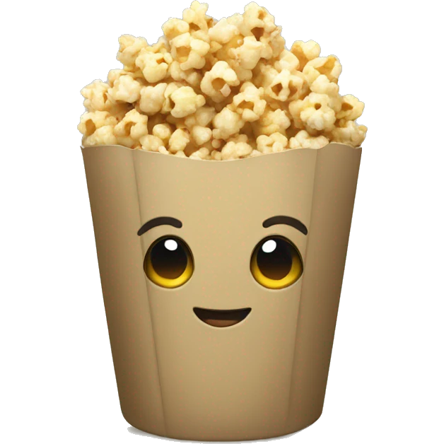 khaki pop corn emoji