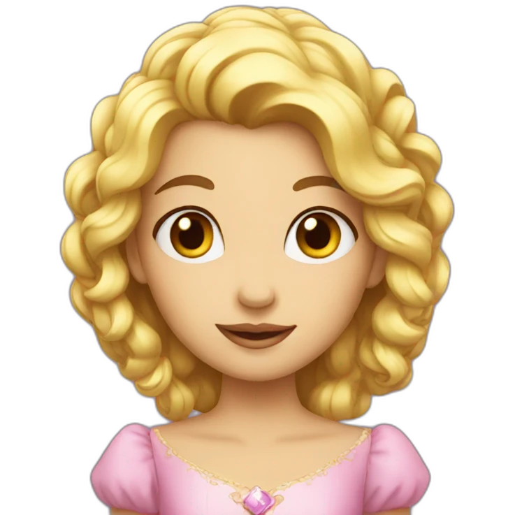Smart princess  emoji