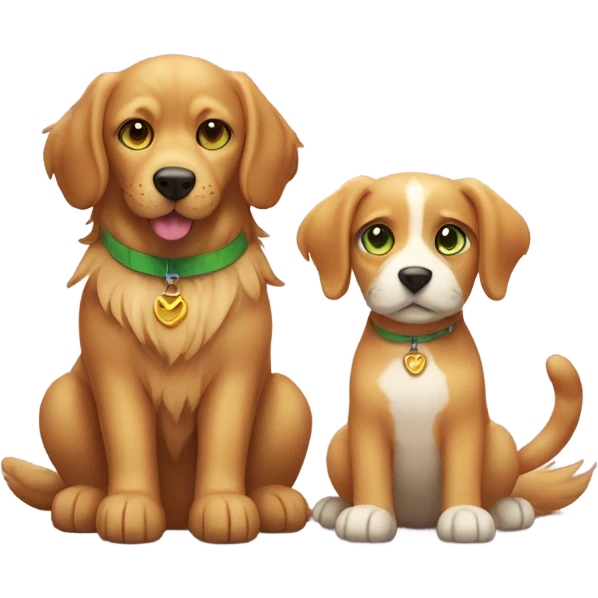 cat and dog emoji