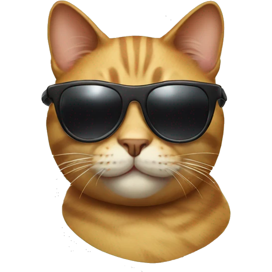 cat wearing sunglasses  emoji
